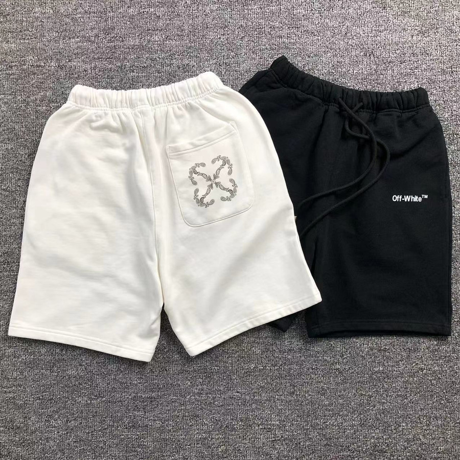 OFFWHITE SHORTS BLACK / WHITE WIDE