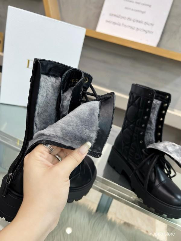 DIOR BOOTS BLACK MATT