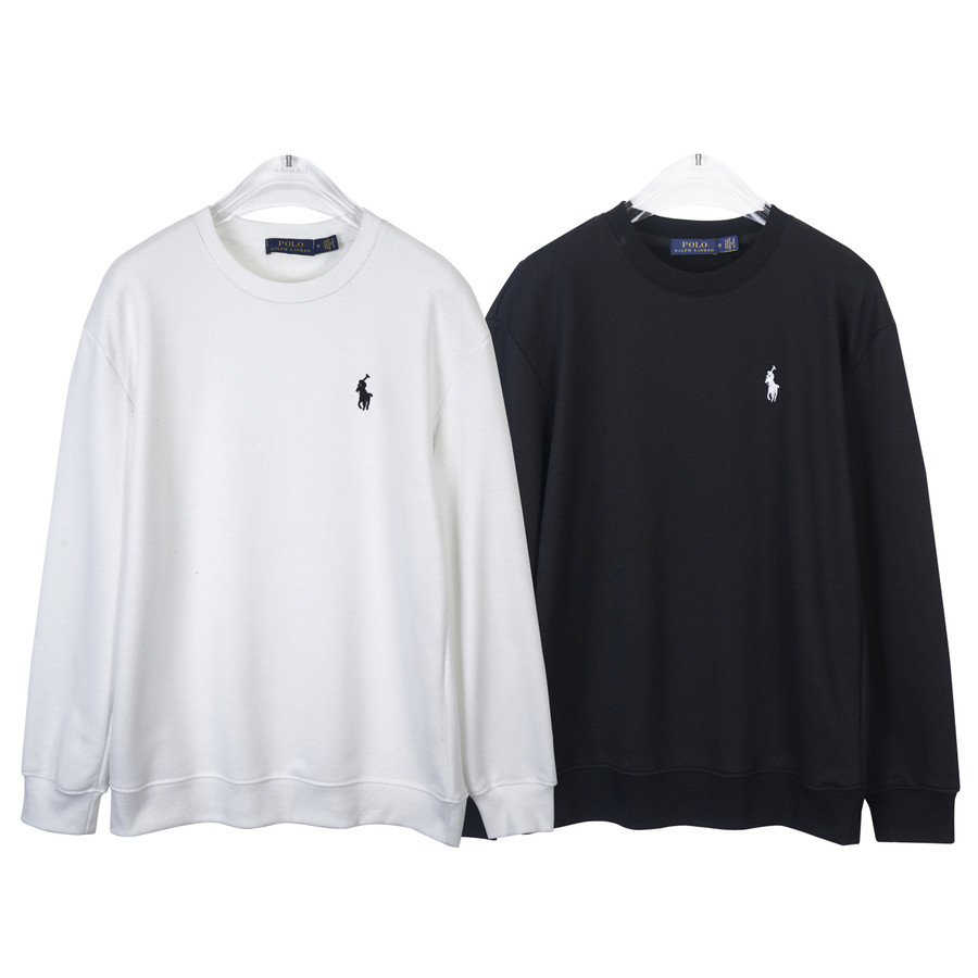RALPH LAUREN PULLOVER WHITEBLACK