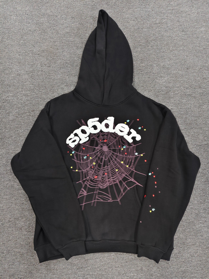 SP5DER HOODIE BLACK