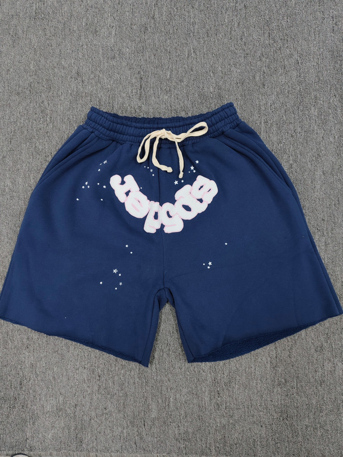 Sp5der shorts blue