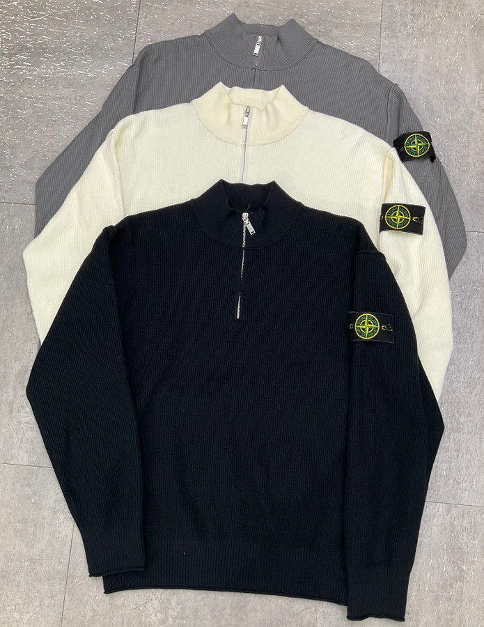 STONE ISLAND CP Half Zipper Sweater