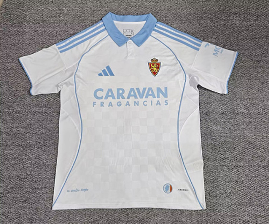 JERSEYS Zaragoza home soccer jerseys 2025/26 Todojerseys | 119