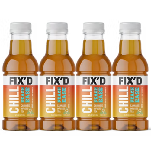 FIX'D Peach Infused Tea 4pk
