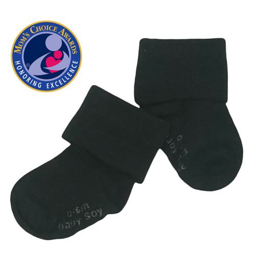 Babysoy Modern Socks in Pirate (Black)