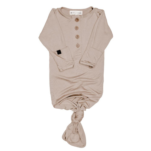 Papillon Bebe Knotted Gown in Fawn 