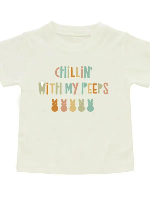 Emerson & Friends Hey Chillin with My Peeps Short Sleeve Tee Shirt