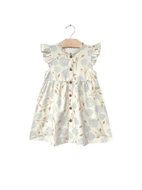 City Mouse Studio Button Up Dress in Hydrangea