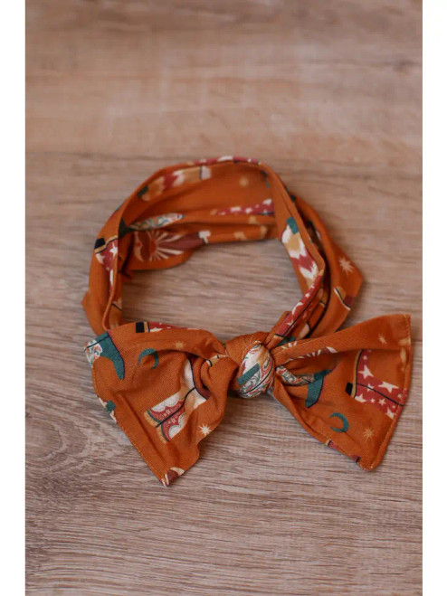 Southern Slumber Boots Bamboo Bow Headband FINAL SALE