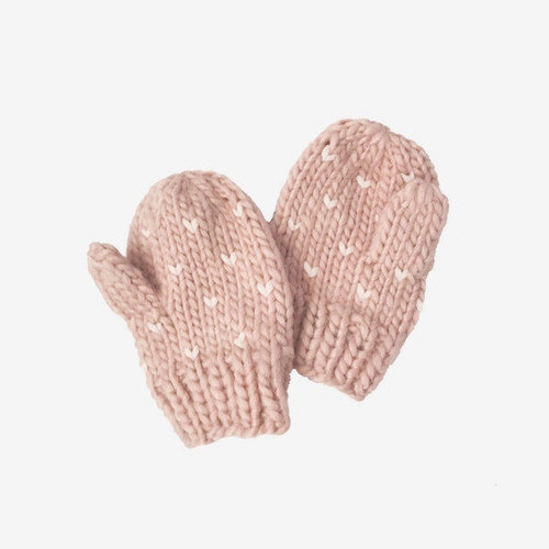 The Blueberry Hill Sawyer Mittens in Blush