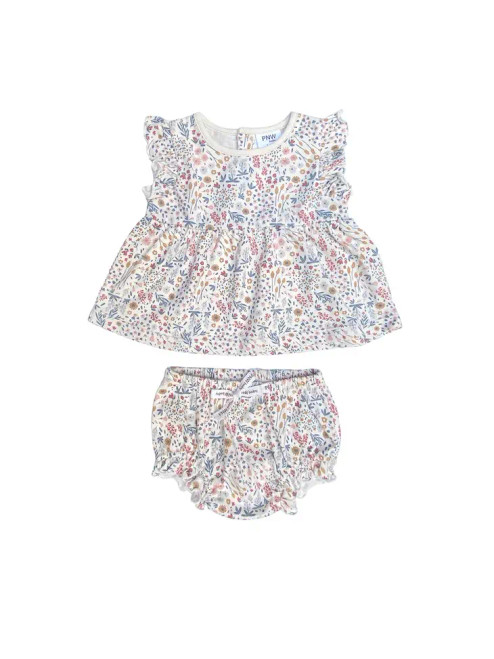 PNW Baby Tunic/Bloomer Set- Mountain Meadow