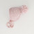 Huggalugs Blush Pink Garter Stitch Knit Bonnet