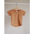 Orcas Lucille Brushed Cotton Tee in Camel SZ 12/18M ONLY