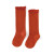 Little Stocking Co Persimmon Lace Top Knee High Socks