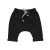 Emerson & Friends Midnight Black Cotton Baby Joggers Pants