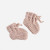 The Blueberry Hill Classic Baby Booties in Blush