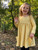 Vignette Rylie Dress in Yellow (Warmer, Thicker Fabric) FINAL SALE