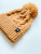 Orcas Lucille Knit Pom Beanie Hat - Cider