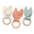 Getting Sew Crafty Crinkle Muslin Bunny Ears Teether -- Choose One