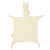 Ali + Oli Bunny Cuddle Security Blanket Soft Muslin Cotton - Natural