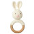 Ali + Oli Crochet Bunny Rattle Teether Toy