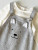 Viverano Organics Dog Embroidered Baby Bubble Romper Set