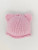 Huggalugs Newborn Pink Teddy Bear Beanie Hat