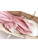 Harp Angel Boutique Bamboo Muslin Fringe Swaddle Blanket in Pink