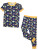 Emerson & Friends Out of This World Space Bamboo Short Sleeve Kids Pajamas  Set FINAL SALE