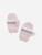 The Blueberry Hill Ski Stripe Mittens in Baby Pink