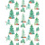 Macaron + Me Bamboo Swaddle Blanket- Christmas Forest PIne Trees