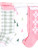 Little Stocking Co Winter Wonderland Pink Christmas Holiday Knee High Socks 3-Pack Christmas Holiday