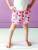 Macaron + Me Plush Shorts -- Heart Stripes