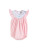 Lil Cactus Pretty Pink Easter Bunny Smocked Flutter Romper