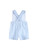 Lil Cactus Blue Seersucker Easter Bunny Shortalls