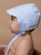 Huggalugs Boys Solid Light Blue Bonnet