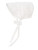 Huggalugs Boys Solid White Bonnet