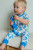 Southern Slumber Blue Crab 2 Piece Bamboo Pajama Set