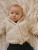 Huggalugs Shawl Collar Natural Cardigan Sweater in Natural