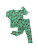 Macaron + Me Football Field Two Piece Long Sleeve Sleeve Jammies Bamboo Pajamas Set
