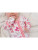 Macaron + Me Classic Pink Bows Bamboo Ruffled Bottom Footsie