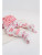 Macaron + Me Classic Pink Bows Bamboo Ruffled Bottom Footsie