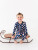 Macaron + Me Christmas NAVY Vintage Santa Bamboo 2 Piece Jammies Pajamas Set