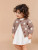 The Blueberry Hill Flower Cardigan in Tan (Brown)