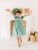 Ollie Jay Diana Puff Dress in Minty Confetti