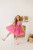 Ollie Jay Diana Puff Dress in Bubblegum Confetti