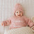 Huggalugs Snow Bunny Rosy Pink Crew Neck Sweater