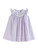 Lil Cactus Light Purple Bunnies Smocked Bishop Dress