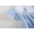 Lil Cactus Blue Gingham Easter Bunny Smocked Bishop Dress