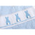 Lil Cactus Blue Gingham Easter Bunny Smocked Shortalls